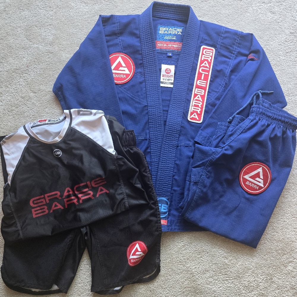 Gracie Barra Y4 Jiu-Jitsu Gi Set